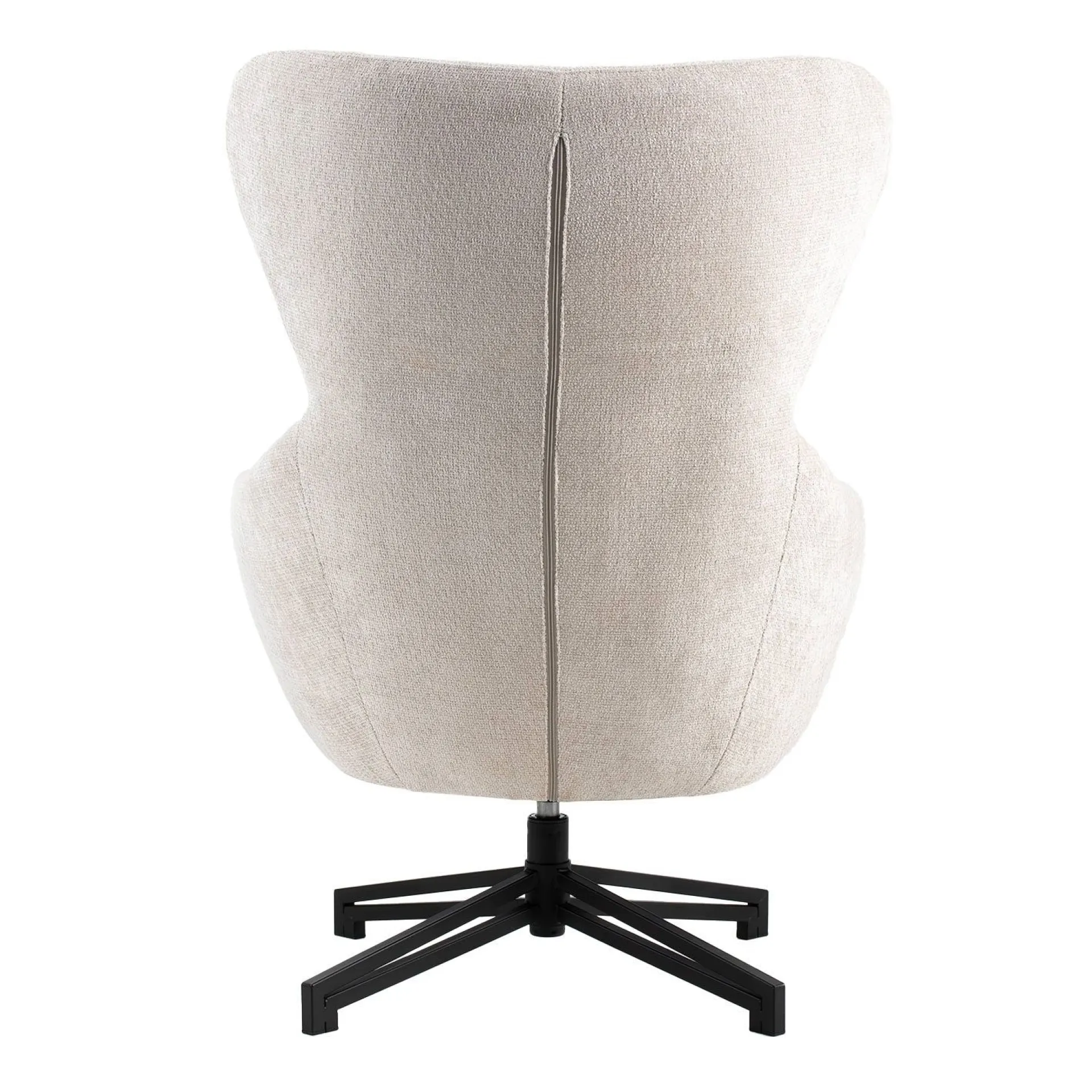 Lenestoler-Lenestol HOME4YOU Lionel 158x40xh83 cm, cappuccino hvit