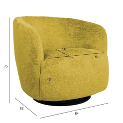 Lenestoler-Lenestol HOME4YOU Manuela 160x47,5xh64 cm, furu gul