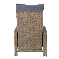 Posisjonsstol-Lenestol HOME4YOU Moor 150x40xh74 cm, melamin med eikebark brun