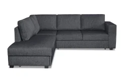 Scandinavian Choice Sovesofaer-Leo Sovesofa 3-seter med Sjeselong Venstre Mørkegrå