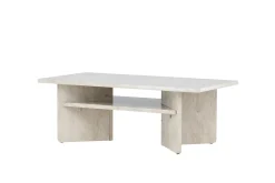 Venture Home Ålesund Travertin Sofabord Rektangulært 120x60 cm med Oppbevaring