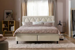Sengetilbehør & Sengegavl-Leva Sengegavl 140cm Beige