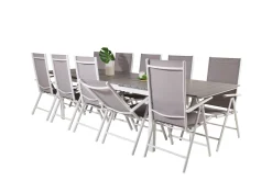 Venture Home Levels Forlengbar Spisegruppe 224cm + 10 Break Stoler