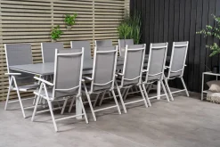 Venture Home Levels Forlengbar Spisegruppe 224cm + 10 Break Stoler