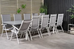 Venture Home Levels Forlengbar Spisegruppe 224cm + 10 Break Stoler