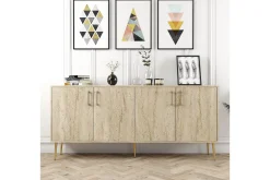 Gangbord|Avlastningsbord-Levents Konsollbord 180 cm Beige