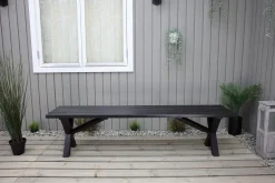 Benker-Lietinna Utebenk 180 cm Svart