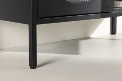Venture Home Vitrineskap|Skap-Lima Vitrineskap 80x180 cm Svart