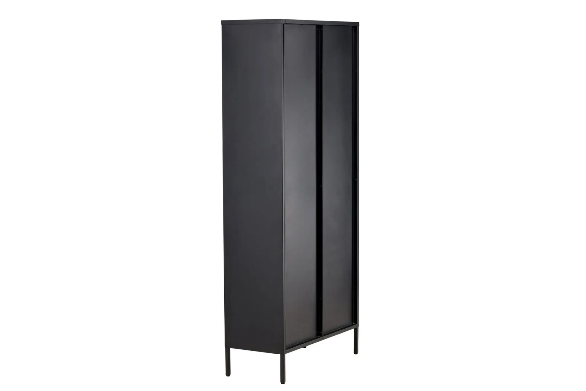Venture Home Vitrineskap|Skap-Lima Vitrineskap 80x180 cm Svart