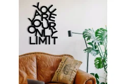 Skilt-Limit Veggdekor Svart