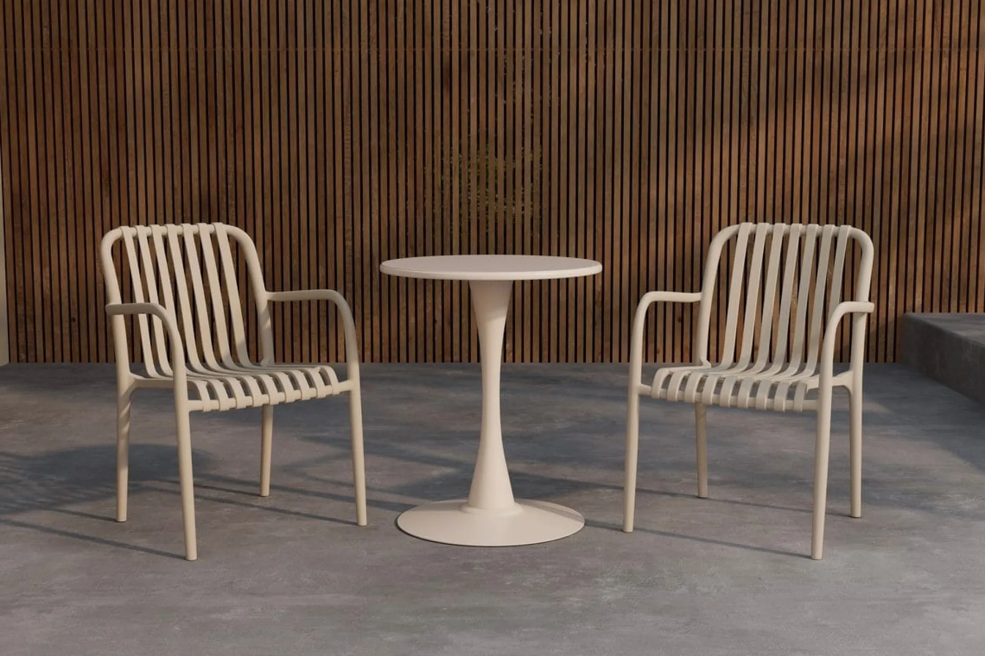 Venture Home Balkonggrupper|Balkongmøbler-Limnos kafégruppe utendørs Beige