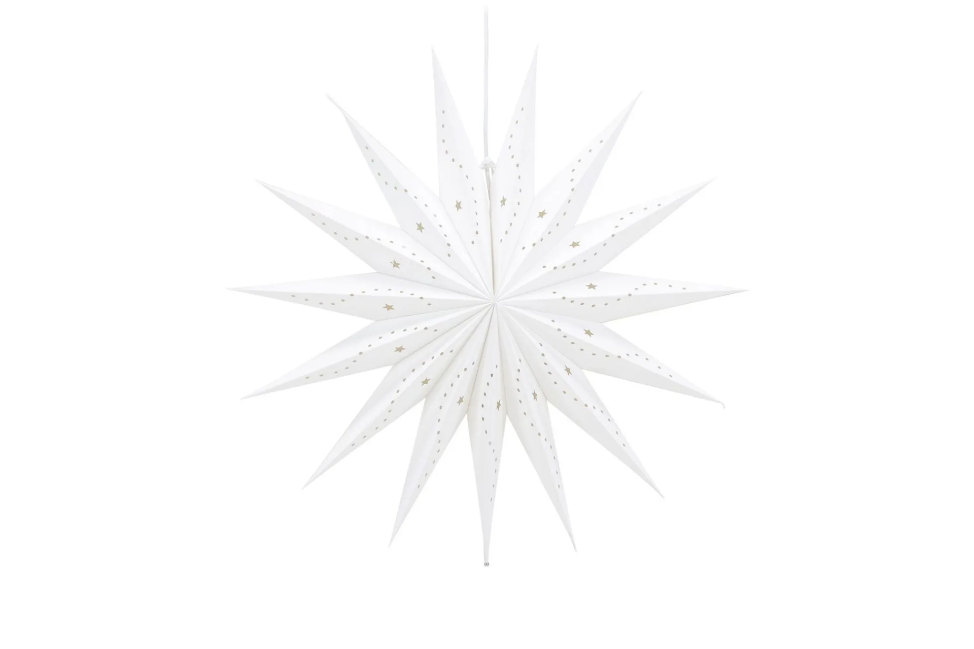 Venture Home Julelys|Adventsstake-Lindvallen Adventsstjerne / Julelampe 60 cm Hvit
