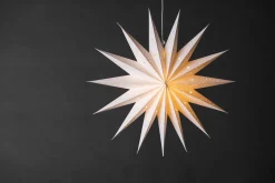 Venture Home Julelys|Adventsstake-Lindvallen Adventsstjerne / Julelampe 60 cm Hvit