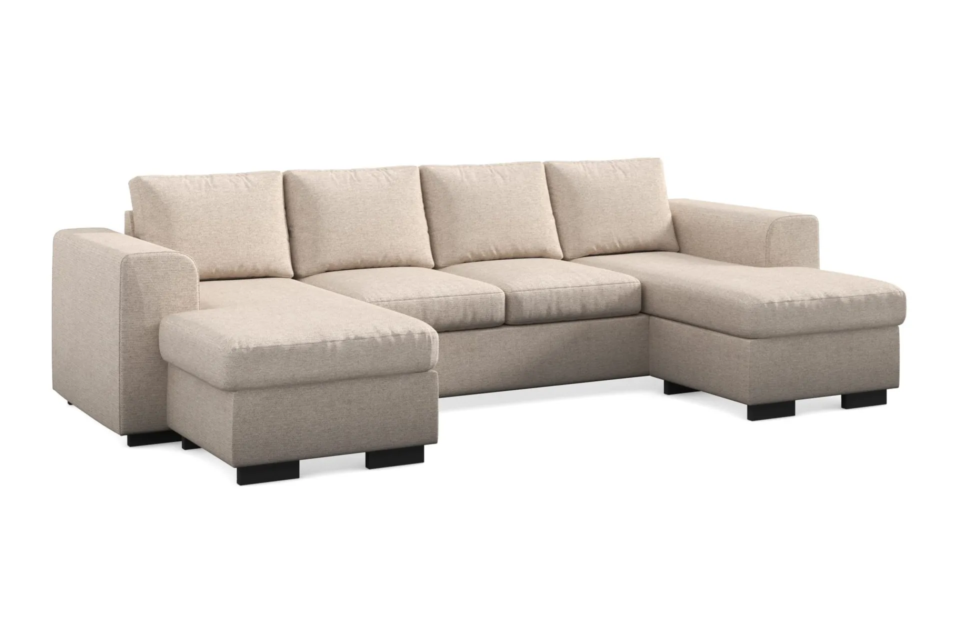 Scandinavian Choice U-Sofa-Link Dobbel divansofa 4-seter Beige