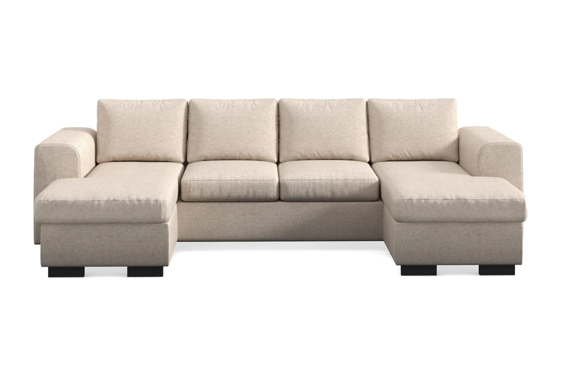 Scandinavian Choice U-Sofa-Link Dobbel divansofa 4-seter Beige