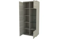 Vitrineskap|Skap-Link Vitrineskap 80x37x194 cm Eik