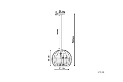 Taklampe|Stuelampe-Liri Taklampe 31 cm Kobber
