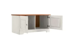 Loft24 Benk|Skohylle Med Benk-Lisa Skobenk 90 cm Hvit