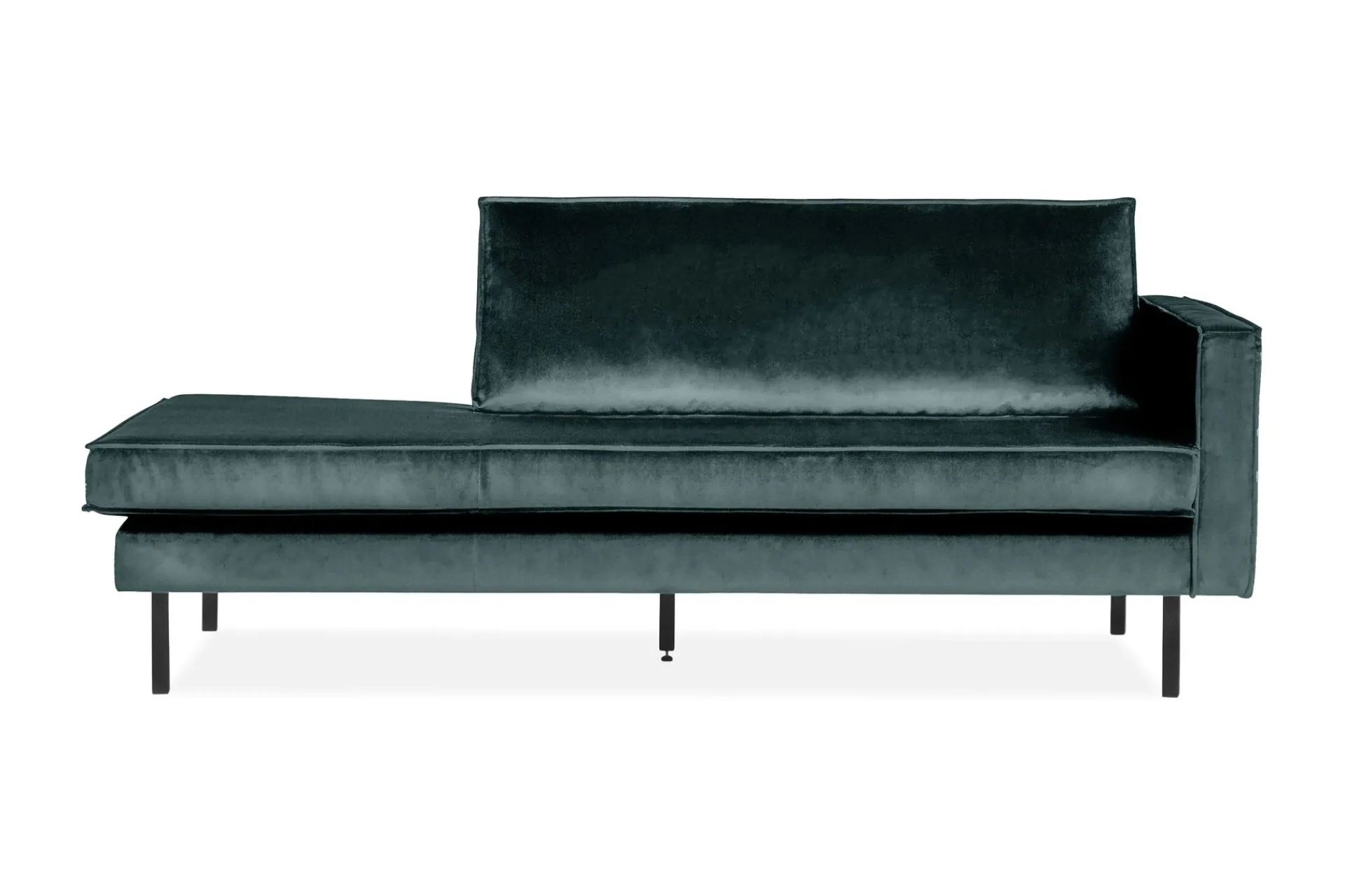 WOOOD Velour Sofa & Fløyel Sofa-Lissbon Dagseng Fløyel Blå Grønn