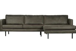 WOOOD Sofa Med Sjeselong-Lissbon Divansofa Høyre Grønn