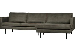WOOOD Sofa Med Sjeselong-Lissbon Divansofa Høyre Grønn
