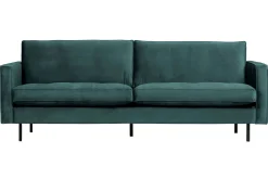 WOOOD Velour Sofa & Fløyel Sofa-Lissbon 2,5-seter Sofa Blå/Grønn