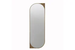 Helkroppsspeil-Livi Vegghengt Speil Oval 52 cm Brun