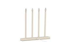 Venture Home Nattbordslampe|Bordlampe-Lofsdalen Adventsstake 35 cm Beige