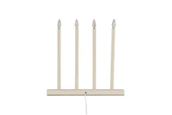 Venture Home Nattbordslampe|Bordlampe-Lofsdalen Adventsstake 35 cm Beige