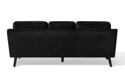 Velour Sofa & Fløyel Sofa-Lokka Sofa 3-seter Svart