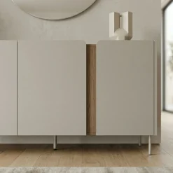 Sideboard & Skjenker-Lomar Konsoll 150x82,9x40,5 cm Sandstein Naturlig eik