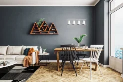 KM Home Moderne Tepper-London Patch Friezematte 200x290 Svart