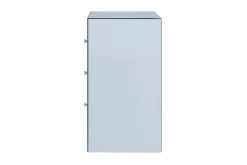 Avlastningsbord-Lorris Nattbord 45 cm Sølv