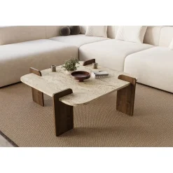 Sofabord-Lorvenor Sofabord 90 cm Mörkbrun