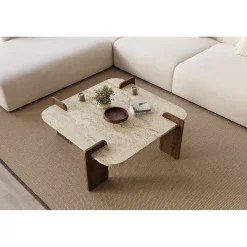 Sofabord-Lorvenor Sofabord 90 cm Mörkbrun