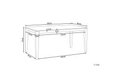 Lottie Spisebord 160 cm