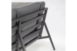 Veranda & Terrasse|Loungesett-Loungegruppe ADRIAN Grey