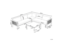 Loungegruppe / brun BORELLO