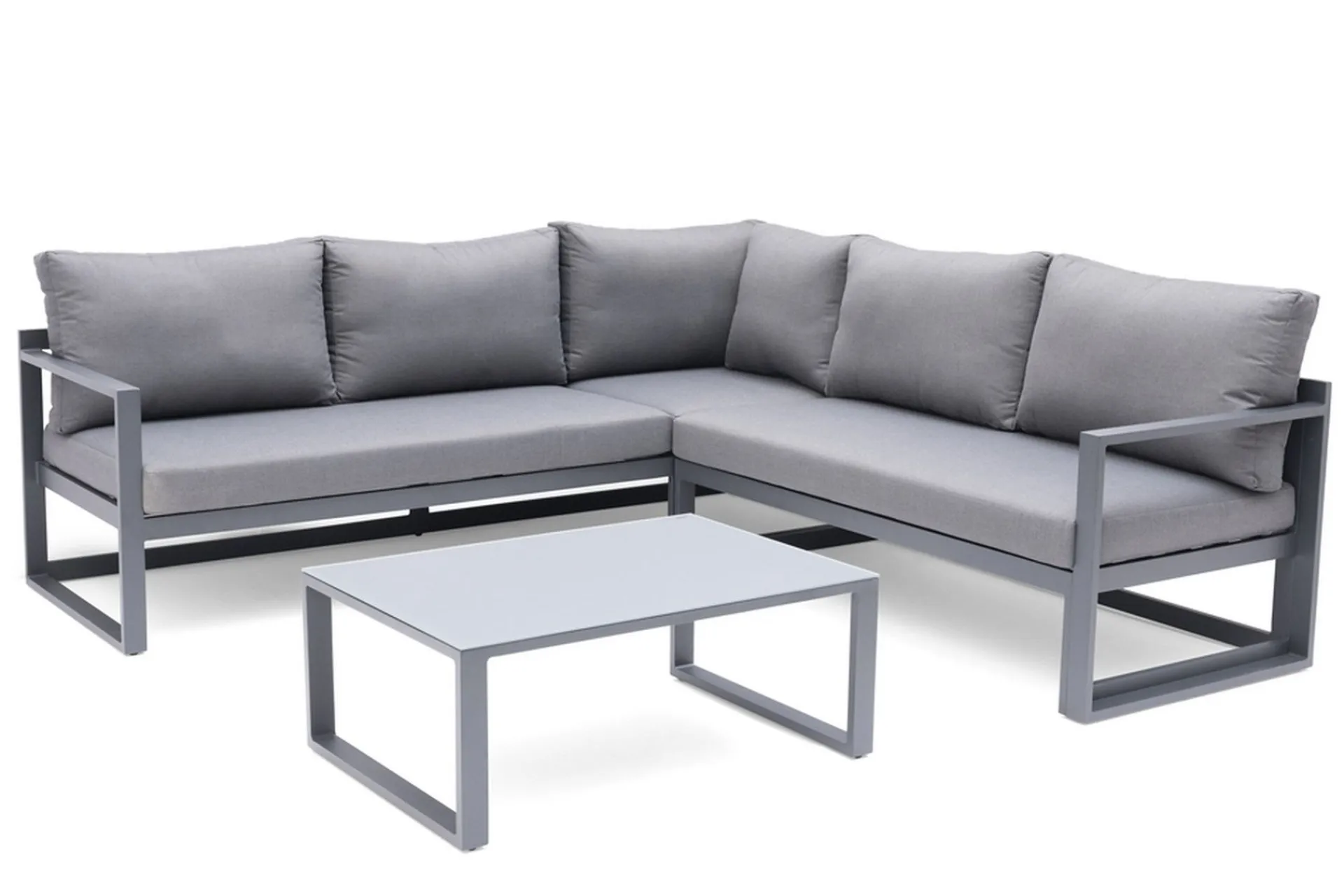 Hillerstorp Veranda & Terrasse|Loungesett-Loungegruppe utendørs Lundamo Grå
