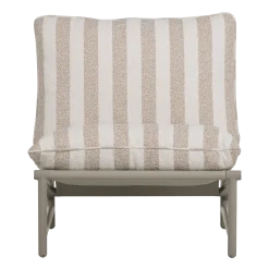 WOOOD Utelenestoler|Loungestol Ute-Loungestol Elvo 82 cm utendørs sand/hvit