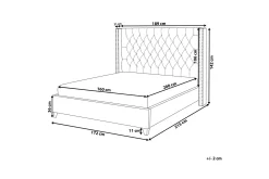 Bedly Lubbon Dobbeltseng 160 | 200 cm