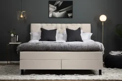 Bedly Lucky Komplett Sengepakke 160x200 Memory Diamant Sengegavl