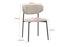 Basic Home Barstoler|Kontorstol & Skrivebordsstol-Lucy Spisestol Greige