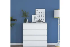 Kommode|Entrekommode-Lukkad Kommode Hvit