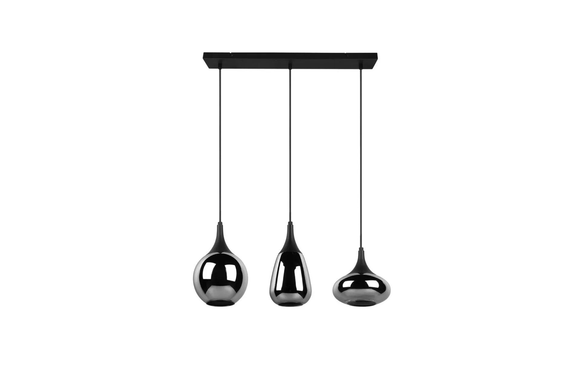 Trio Lighting Kjøkkenlampe|Barnelampe-Lumina Pendellampe 3-os E14 Mattsvart