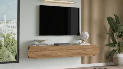 Tv-Benk & Mediabenk-Lumina TV-benk 180x29,5x31,6 cm Atlantic-furu