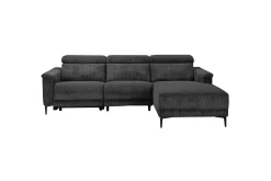 Loft24 Hjørnesofa-Lund Reclinersofa 3-seter Grey