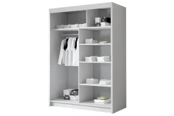 Garderober & Garderobesystem-Lungos Garderobe med Speil 120x200 cm Beige