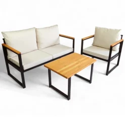 Loungesett|Loungesett-Luvin 3-seters Sofagruppe Utendørs Beige