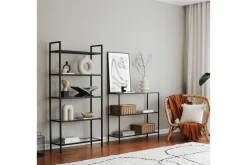 Gangbord|Avlastningsbord-Lychester Avlastningsbord 100 cm Svart